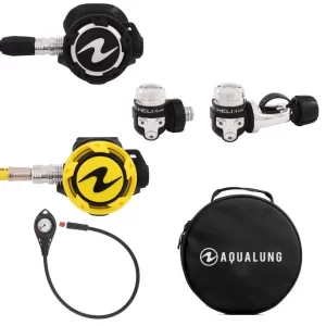 PACK HELIX PRO - Dive Regulator + Octopus + Pressure Gauge + Bag